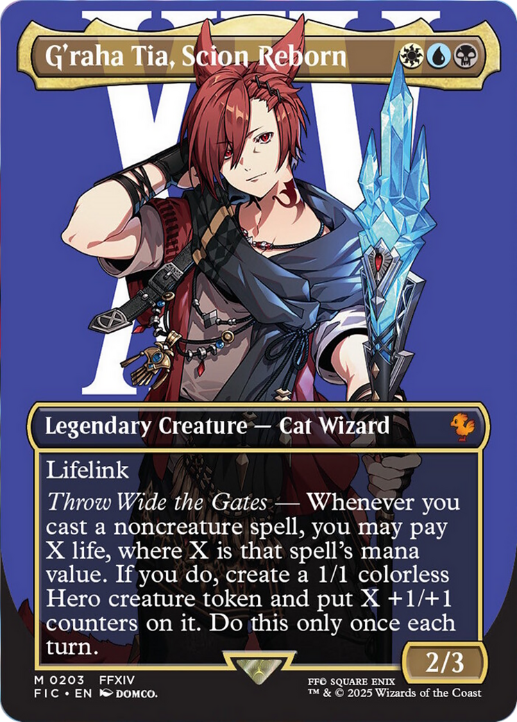 G'raha Tia, Scion Reborn (Borderless) [FINAL FANTASY Commander] | Mega City Incorporated