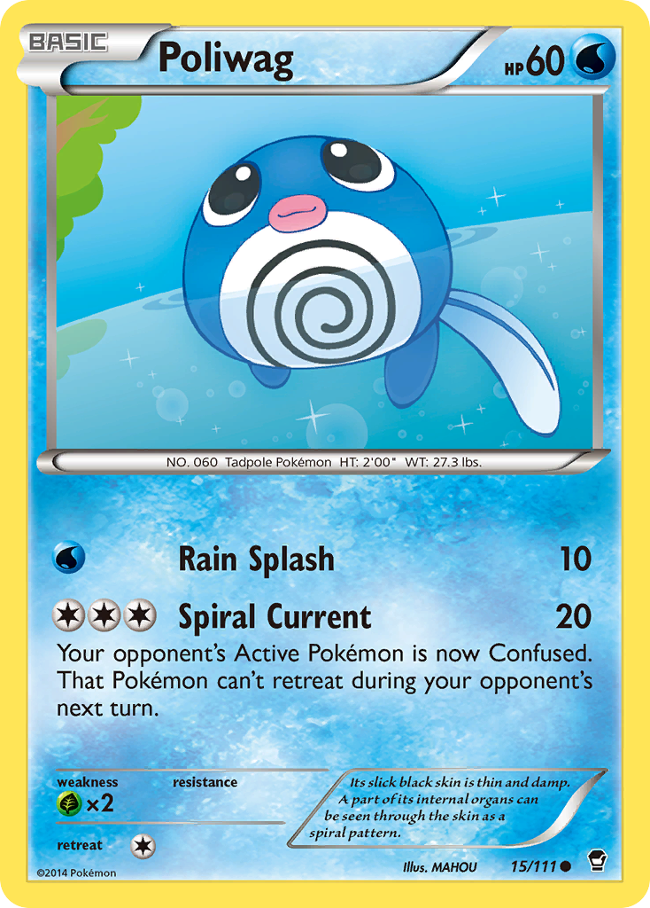 Poliwag (15/111) [XY: Furious Fists] | Mega City Incorporated