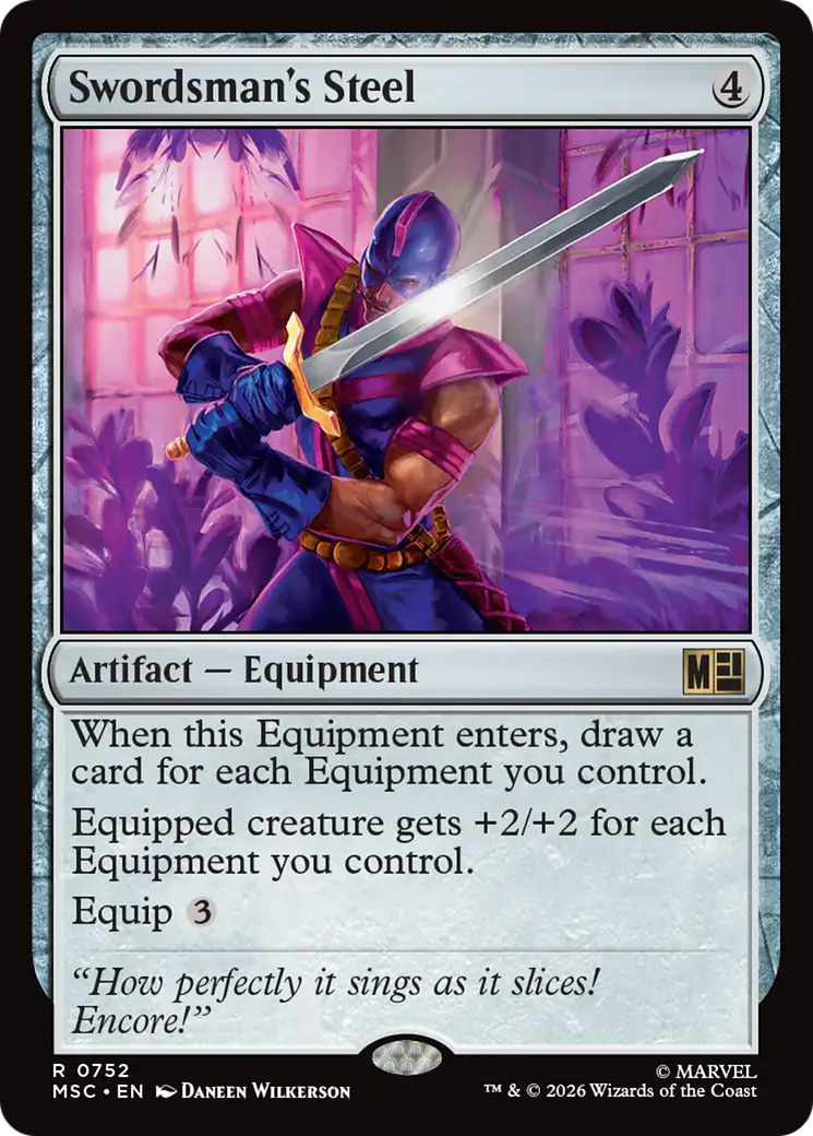 Swordsman's Steel [Marvel Super Heroes Commander] | Mega City Incorporated