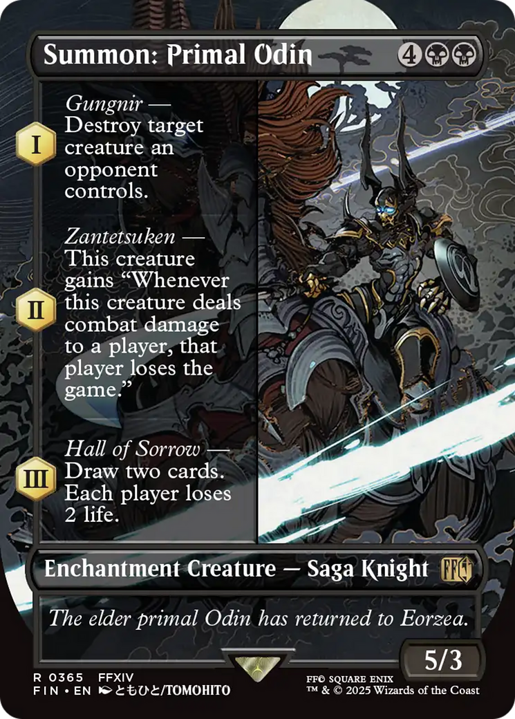 Summon: Primal Odin (Borderless) [FINAL FANTASY] | Mega City Incorporated