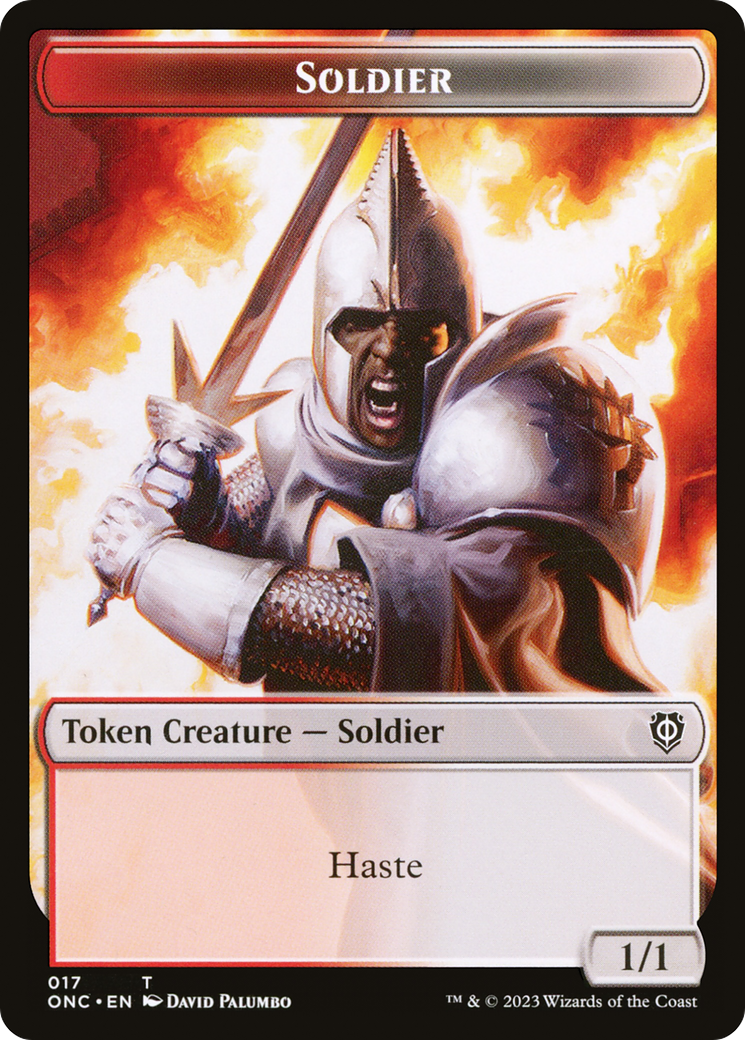 Copy // Soldier Double-Sided Token (Surge Foil) [Marvel Super Heroes Commander Tokens] | Mega City Incorporated