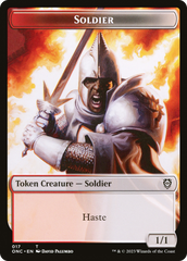 Copy // Soldier Double-Sided Token (Surge Foil) [Marvel Super Heroes Commander Tokens] | Mega City Incorporated