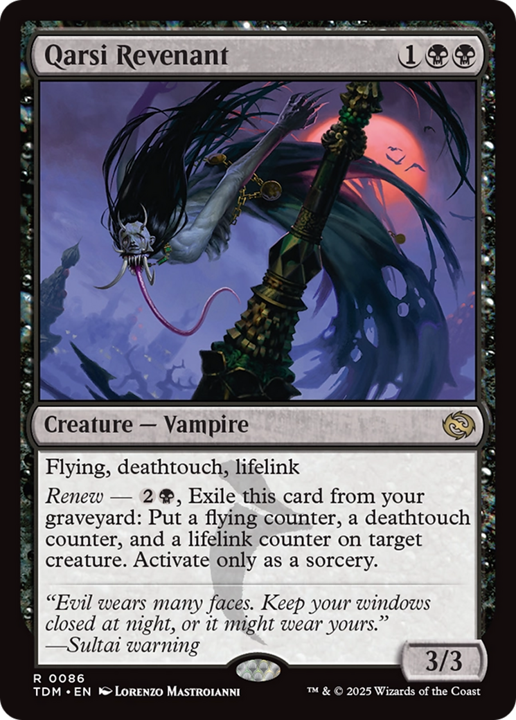 Qarsi Revenant [Tarkir: Dragonstorm] | Mega City Incorporated
