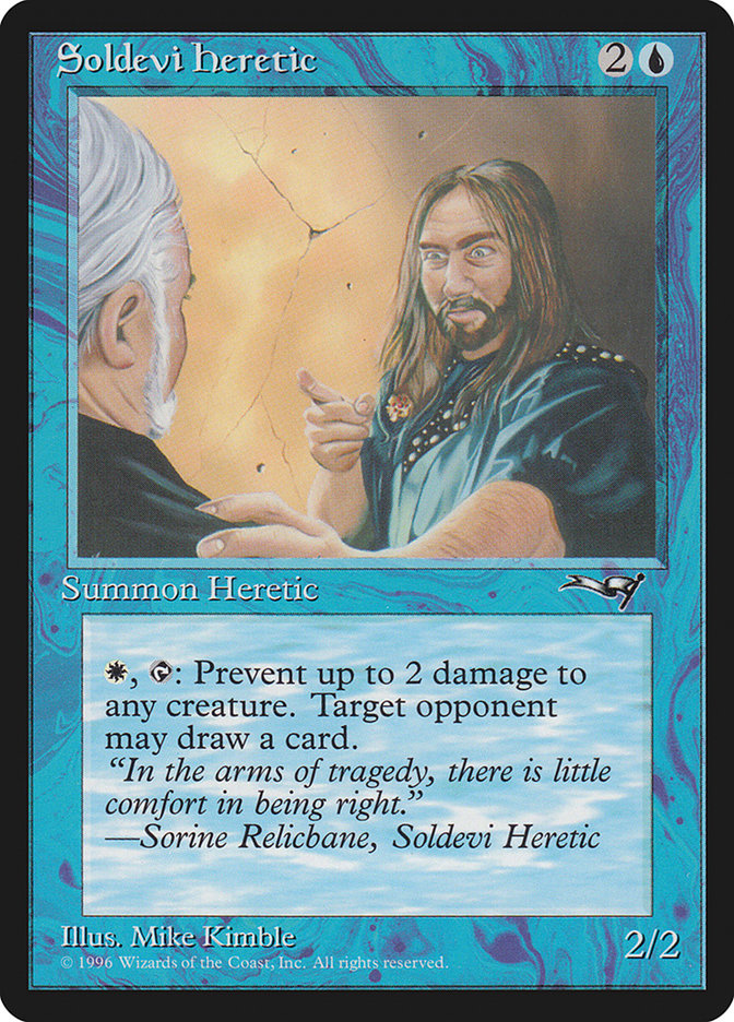 Soldevi Heretic (Pointing) [Alliances] | Mega City Incorporated