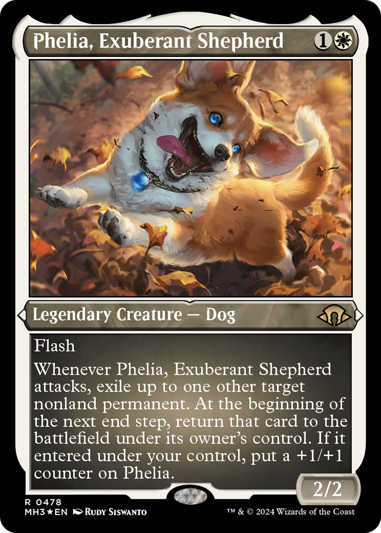 Phelia, Exuberant Shepherd (Foil Etched) [Modern Horizons 3] | Mega City Incorporated