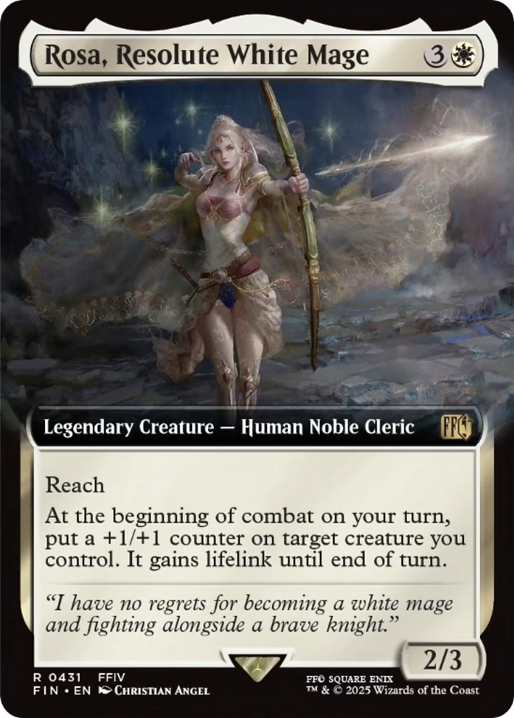 Rosa, Resolute White Mage (Extended Art) [FINAL FANTASY] | Mega City Incorporated