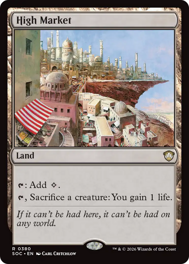 High Market [Secrets of Strixhaven Commander] | Mega City Incorporated