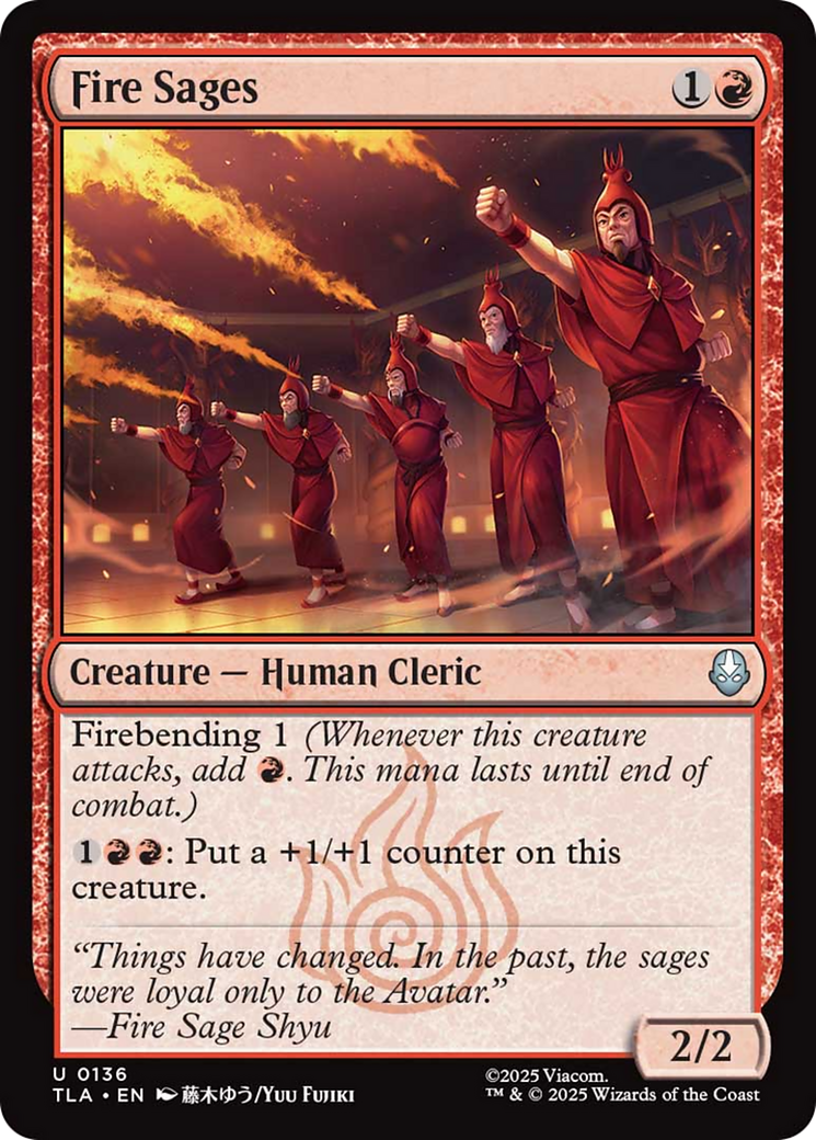 Fire Sages [Avatar: The Last Airbender] | Mega City Incorporated