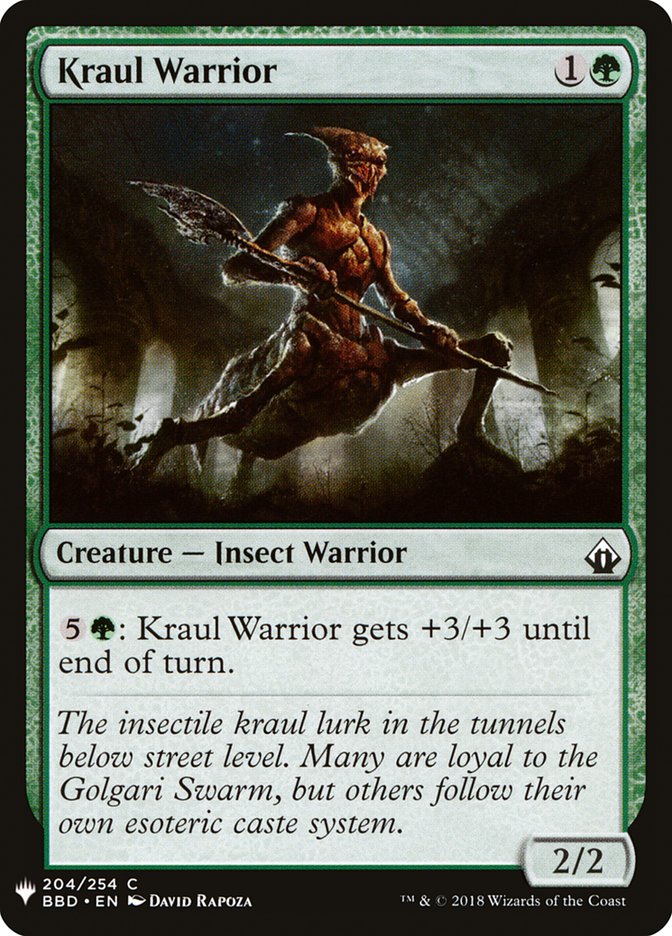 Kraul Warrior [Mystery Booster] | Mega City Incorporated