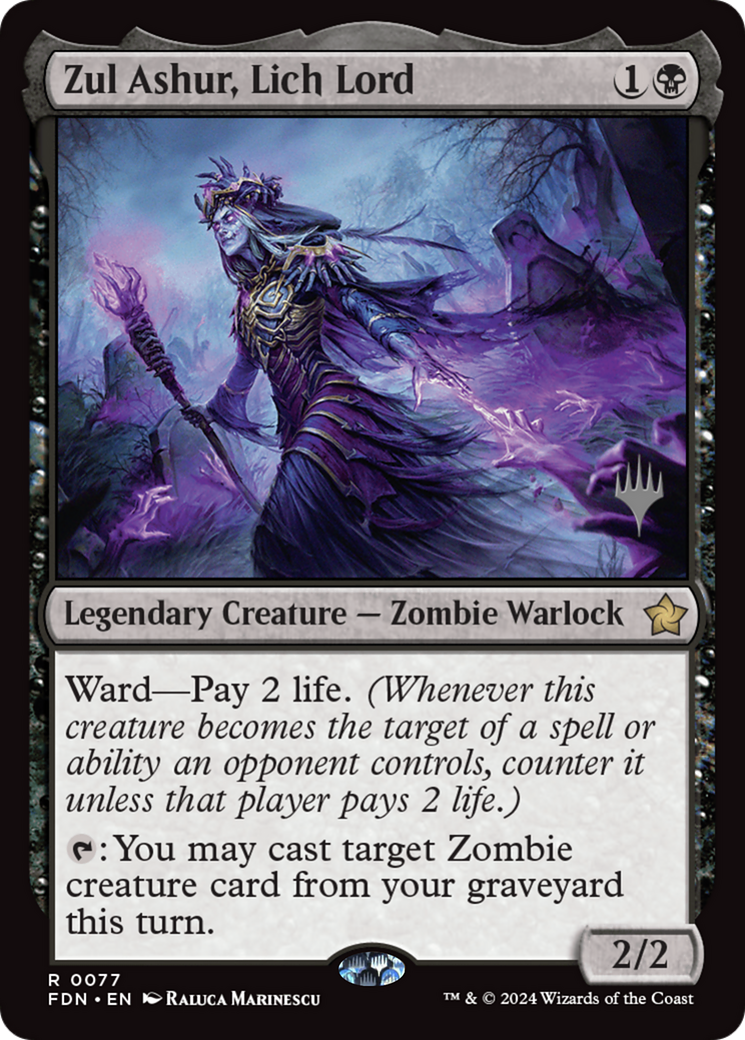 Zul Ashur, Lich Lord [Lorwyn Eclipsed Promos] | Mega City Incorporated