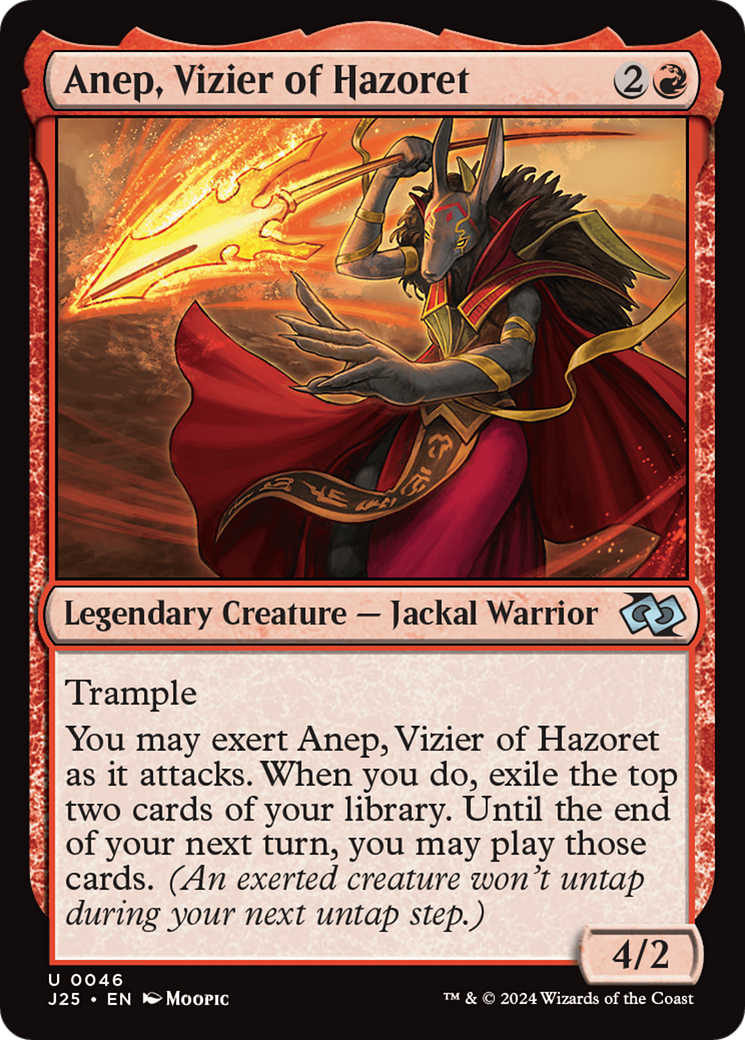 Anep, Vizier of Hazoret (Anime) [Foundations Jumpstart] | Mega City Incorporated