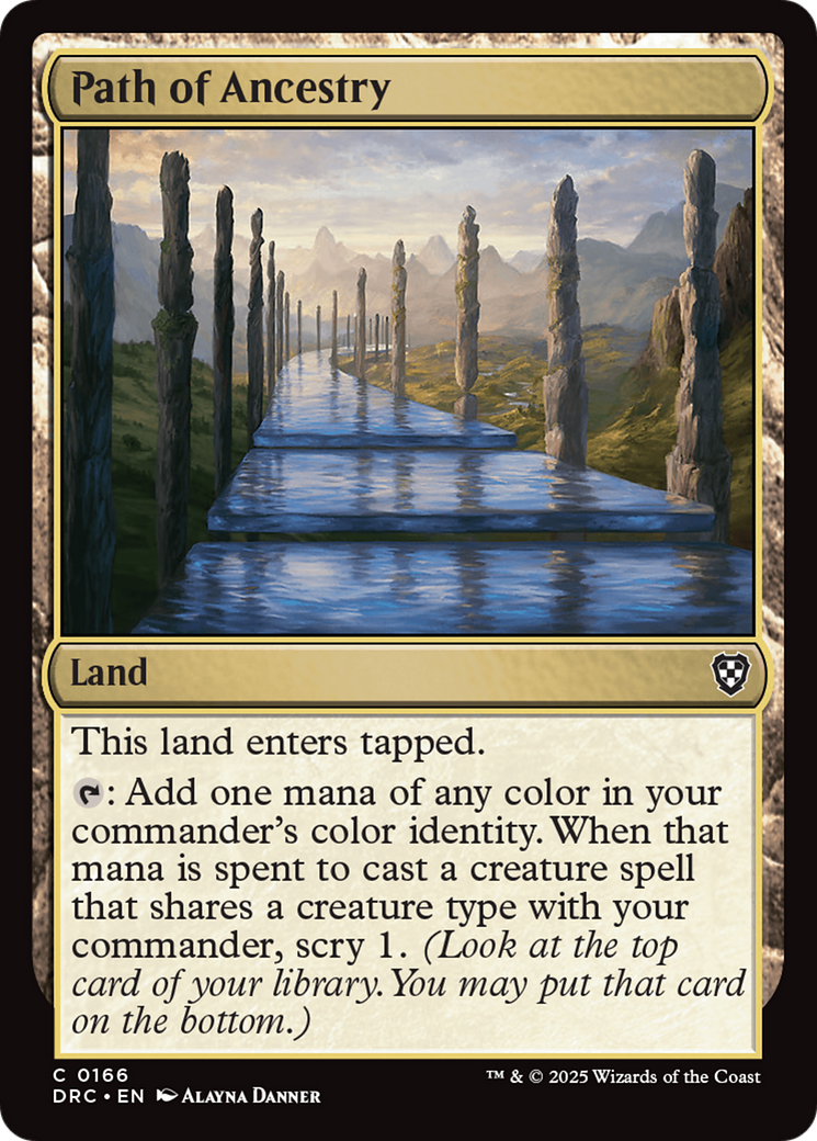 Path of Ancestry (0166) [Aetherdrift Commander] | Mega City Incorporated