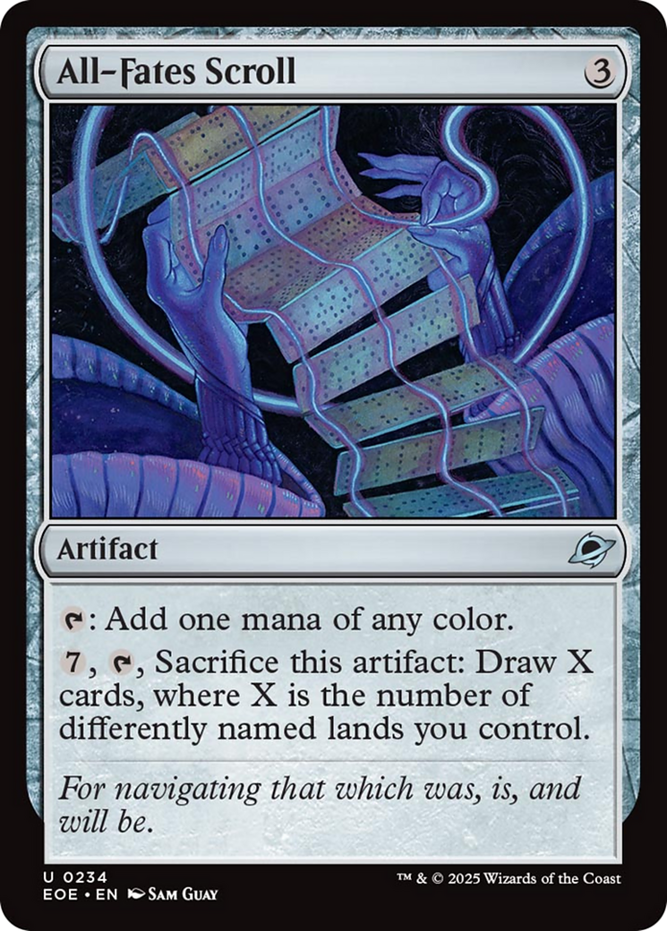 All-Fates Scroll [Edge of Eternities] | Mega City Incorporated