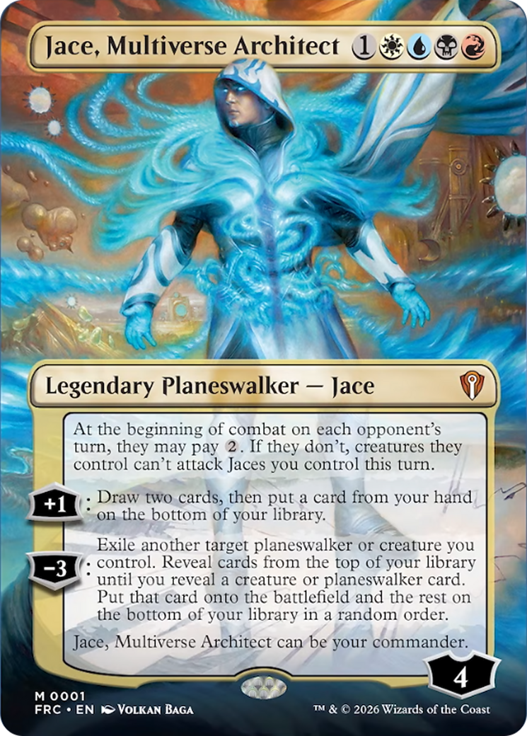 Jace, Multiverse Architect (Borderless) [Reality Fracture Commander] | Mega City Incorporated