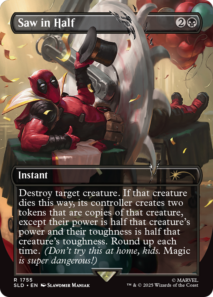 Saw in Half (Rainbow Foil) [Secret Lair Drop Series] | Mega City Incorporated