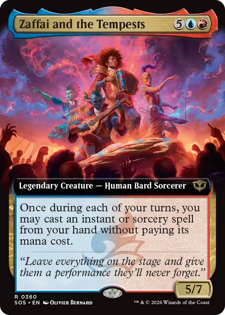 Zaffai and the Tempests (Extended Art) [Secrets of Strixhaven] | Mega City Incorporated
