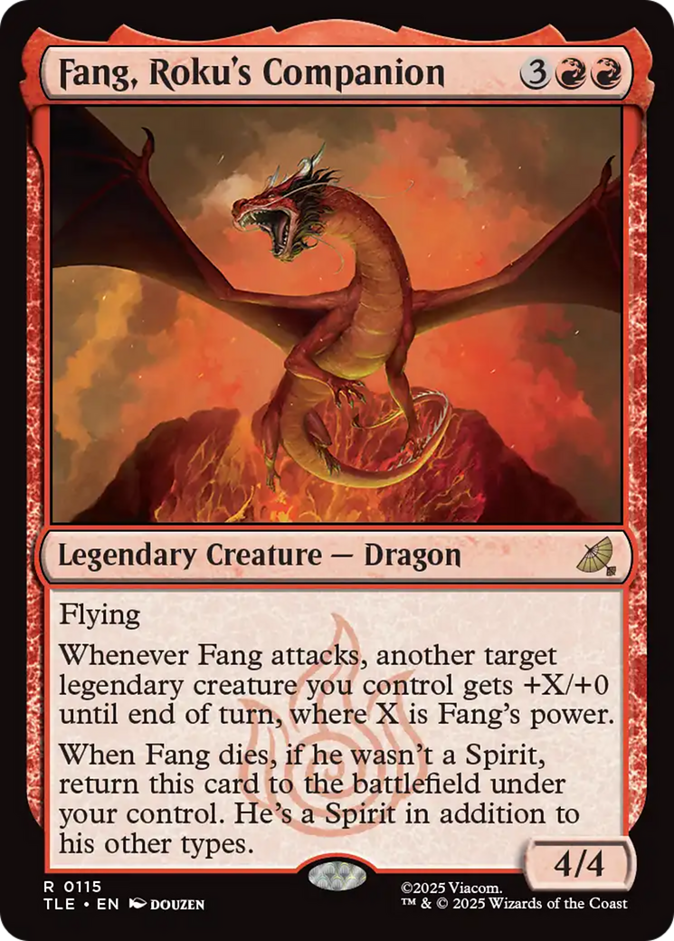 Fang, Roku's Companion [Avatar: The Last Airbender: Eternal-Legal] | Mega City Incorporated