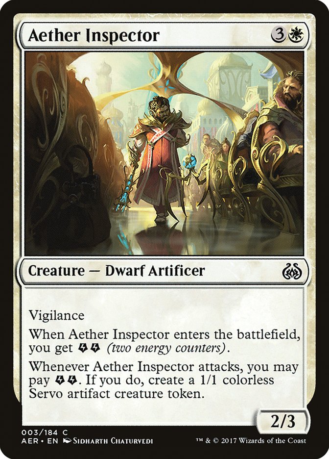 Aether Inspector [Aether Revolt] | Mega City Incorporated