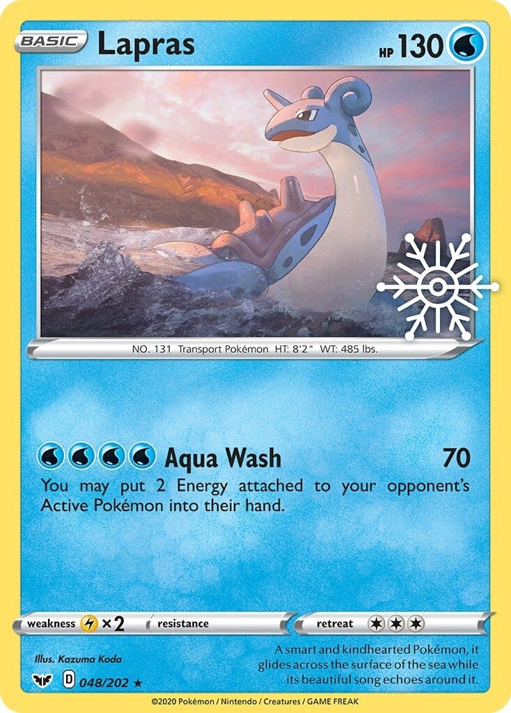 Lapras (048/202) (Holiday Calendar) [Sword & Shield: Base Set] | Mega City Incorporated