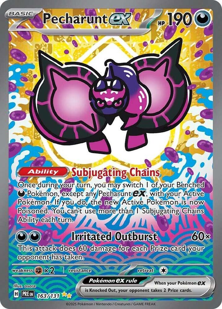 Pecharunt ex (163/131) [Scarlet & Violet: Prismatic Evolutions] | Mega City Incorporated