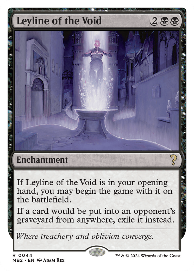 Leyline of the Void (White Border) [Mystery Booster 2] | Mega City Incorporated