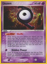 Unown (Z) (Z/28) [EX: Unseen Forces] | Mega City Incorporated