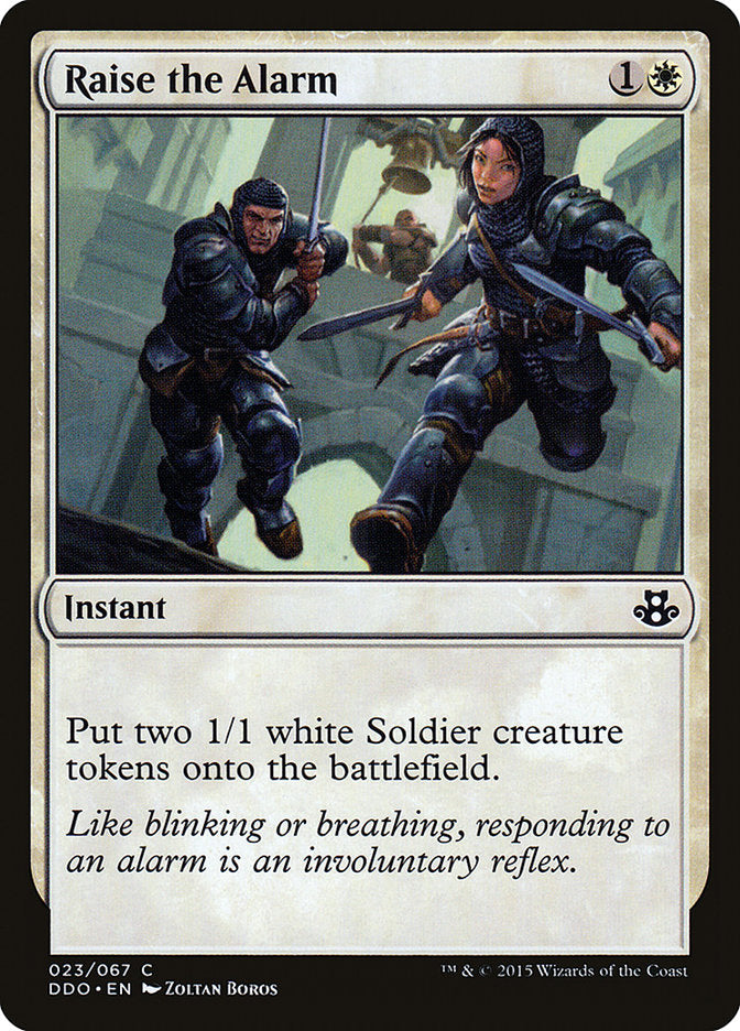 Raise the Alarm [Duel Decks: Elspeth vs. Kiora] | Mega City Incorporated