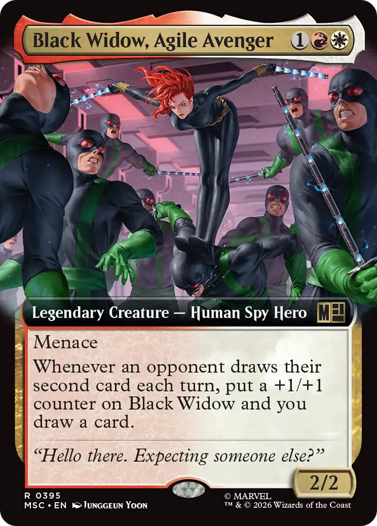 Black Widow, Agile Avenger (Extended Art) [Marvel Super Heroes Commander] | Mega City Incorporated