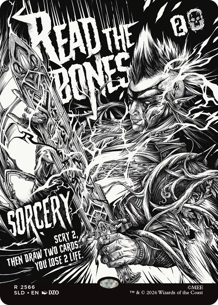 Read the Bones (2566) [Secret Lair Drop Series] | Mega City Incorporated