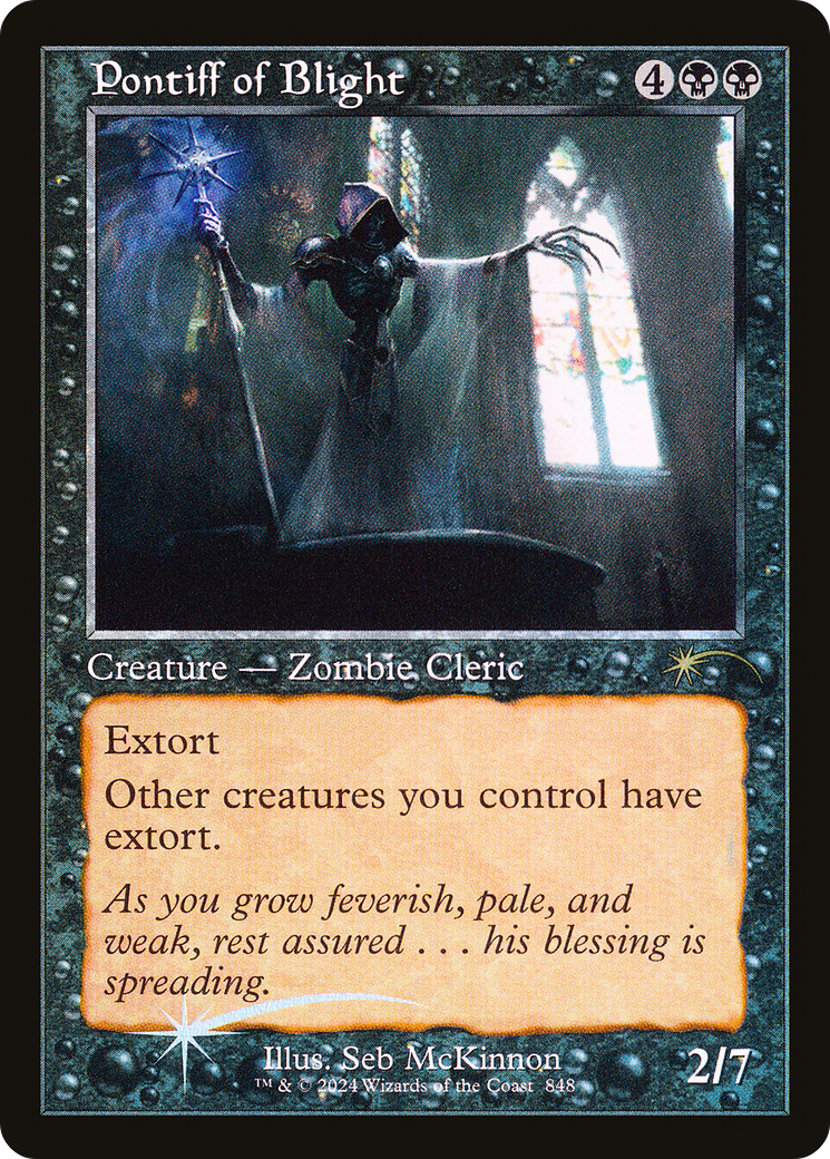 Pontiff of Blight (Retro Frame) [Secret Lair Drop Series] | Mega City Incorporated