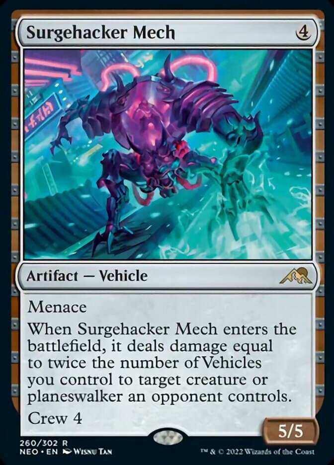 Surgehacker Mech [Kamigawa: Neon Dynasty] | Mega City Incorporated