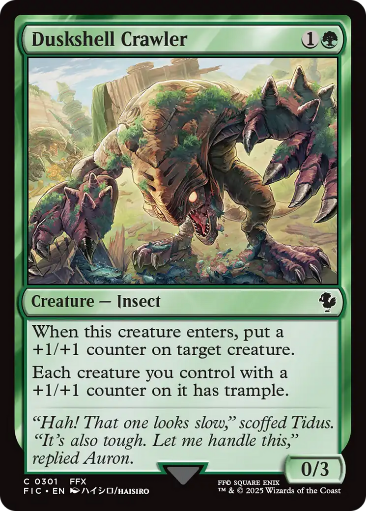 Duskshell Crawler [FINAL FANTASY Commander] | Mega City Incorporated