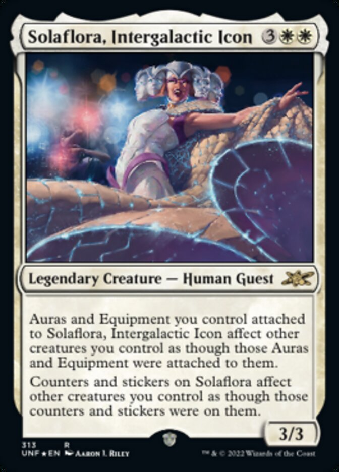 Solaflora, Intergalactic Icon (Galaxy Foil) [Unfinity] | Mega City Incorporated