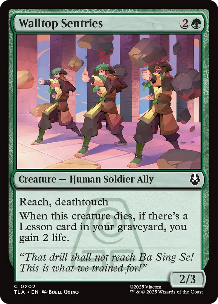 Walltop Sentries [Avatar: The Last Airbender] | Mega City Incorporated