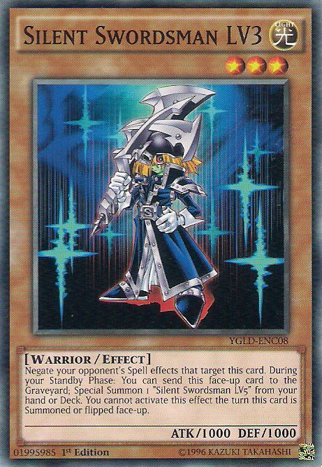 Silent Swordsman LV3 [YGLD-ENC08] Common | Mega City Incorporated