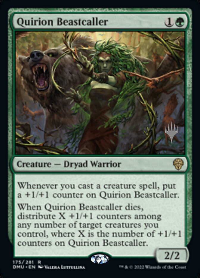 Quirion Beastcaller (Promo Pack) [Dominaria United Promos] | Mega City Incorporated