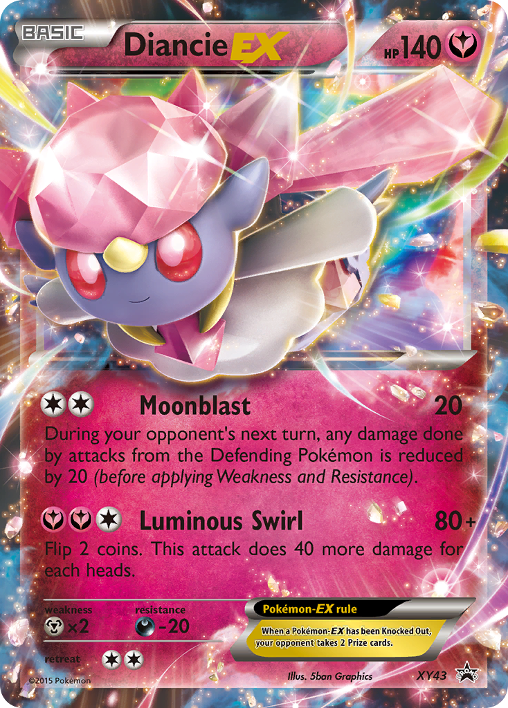 Diancie EX (XY43) [XY: Black Star Promos] | Mega City Incorporated