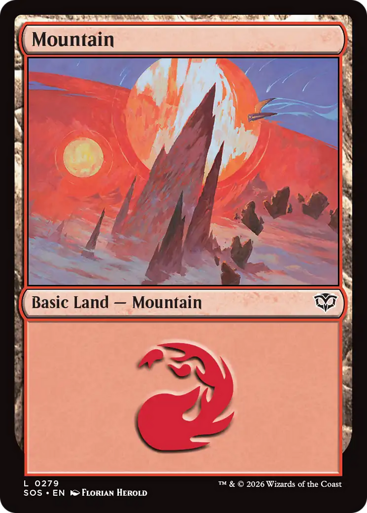 Mountain (0279) [Secrets of Strixhaven] | Mega City Incorporated