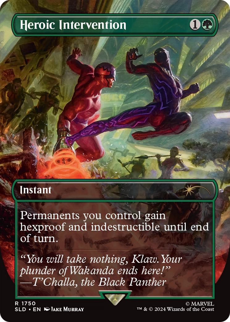 Heroic Intervention (Rainbow Foil) [Secret Lair Drop Series] | Mega City Incorporated