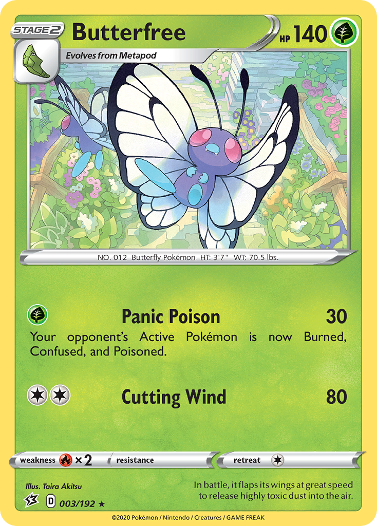 Butterfree (003/192) [Sword & Shield: Rebel Clash] | Mega City Incorporated