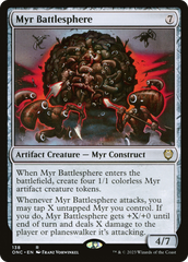 Myr Battlesphere [Phyrexia: All Will Be One Commander] | Mega City Incorporated