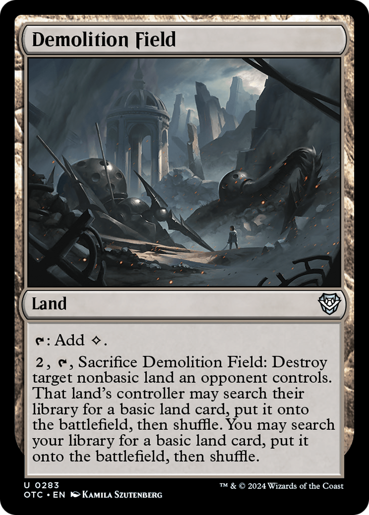 Demolition Field [Outlaws of Thunder Junction Commander] | Mega City Incorporated