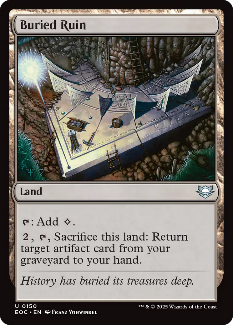 Buried Ruin [Edge of Eternities Commander] | Mega City Incorporated