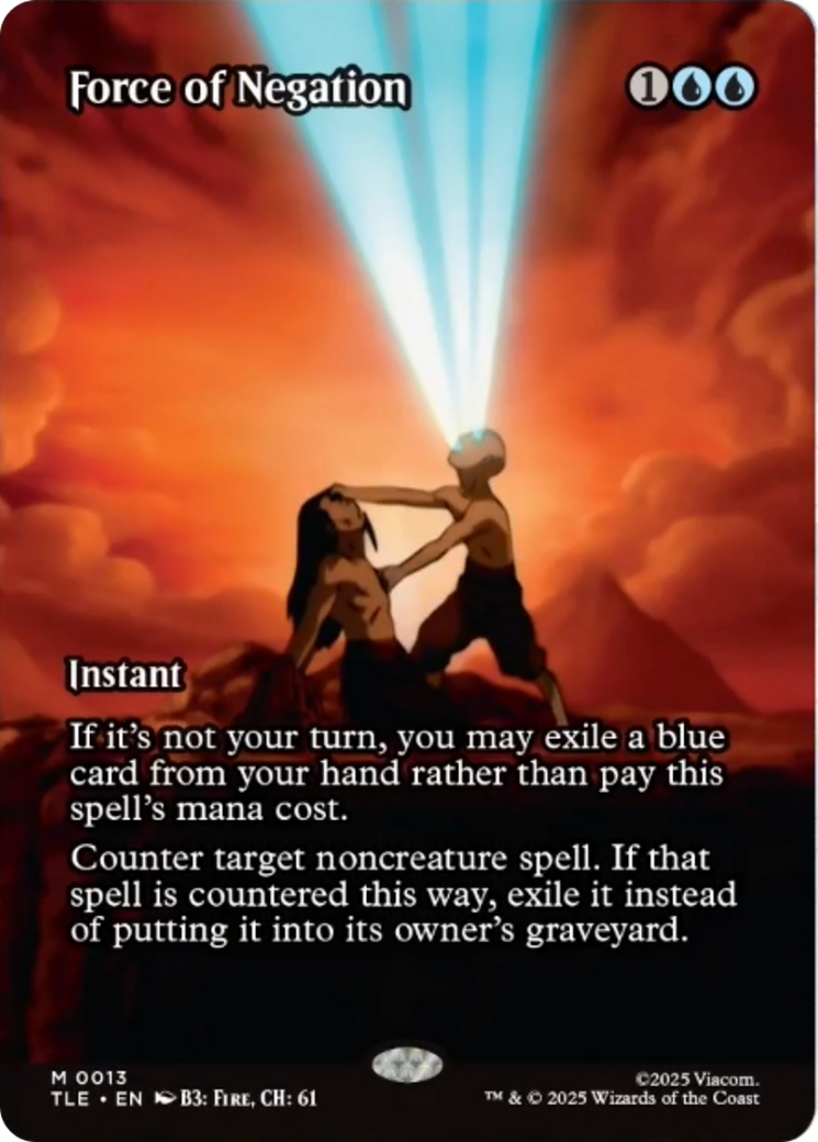 Force of Negation (Borderless) [Avatar: The Last Airbender: Eternal-Legal] | Mega City Incorporated