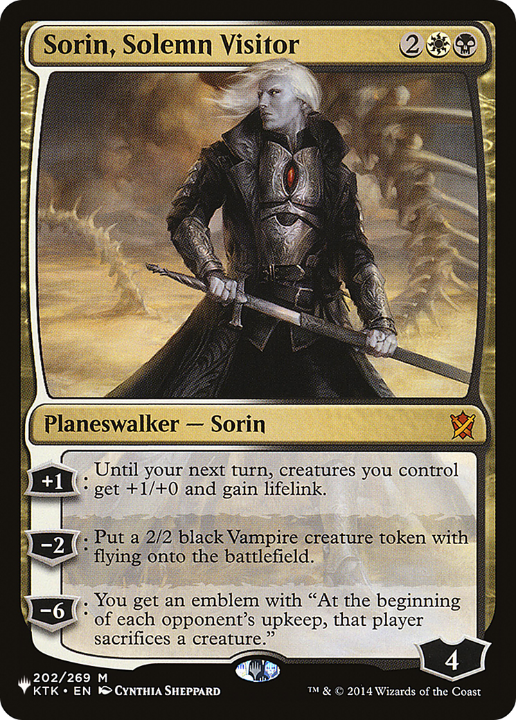 Sorin, Solemn Visitor [The List] | Mega City Incorporated