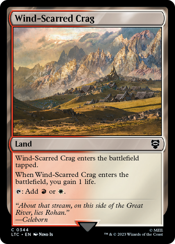 Wind-Scarred Crag [The Lord of the Rings: Tales of Middle-Earth Commander] | Mega City Incorporated