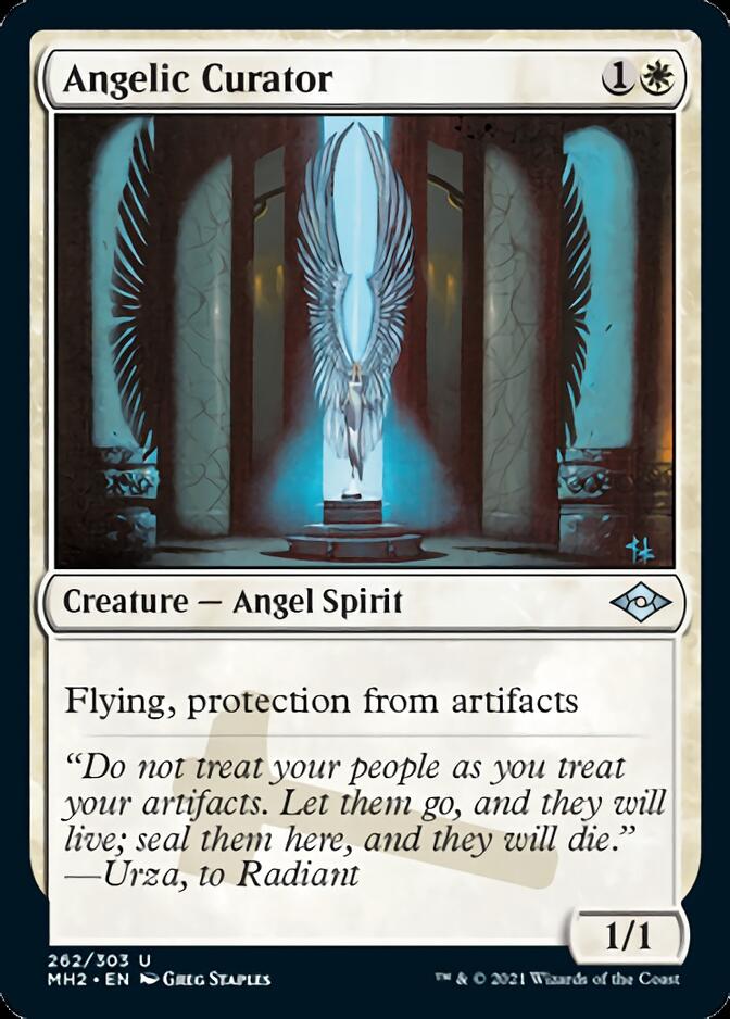 Angelic Curator (Foil Etched) [Modern Horizons 2] | Mega City Incorporated