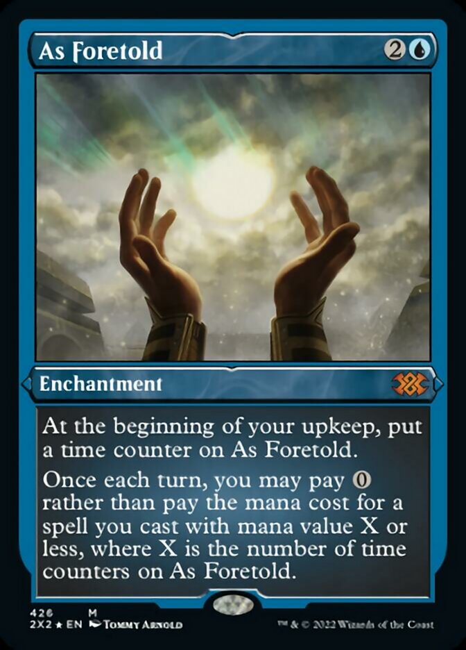 As Foretold (Foil Etched) [Double Masters 2022] | Mega City Incorporated