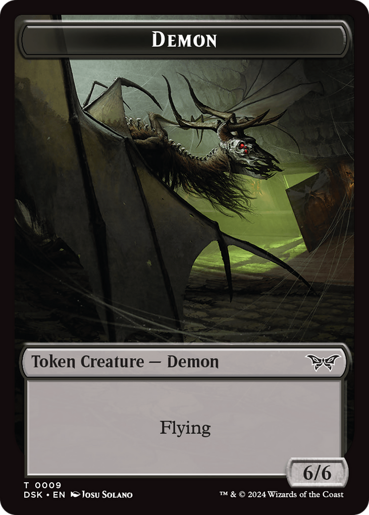 Demon Token [Duskmourn: House of Horror Tokens] | Mega City Incorporated