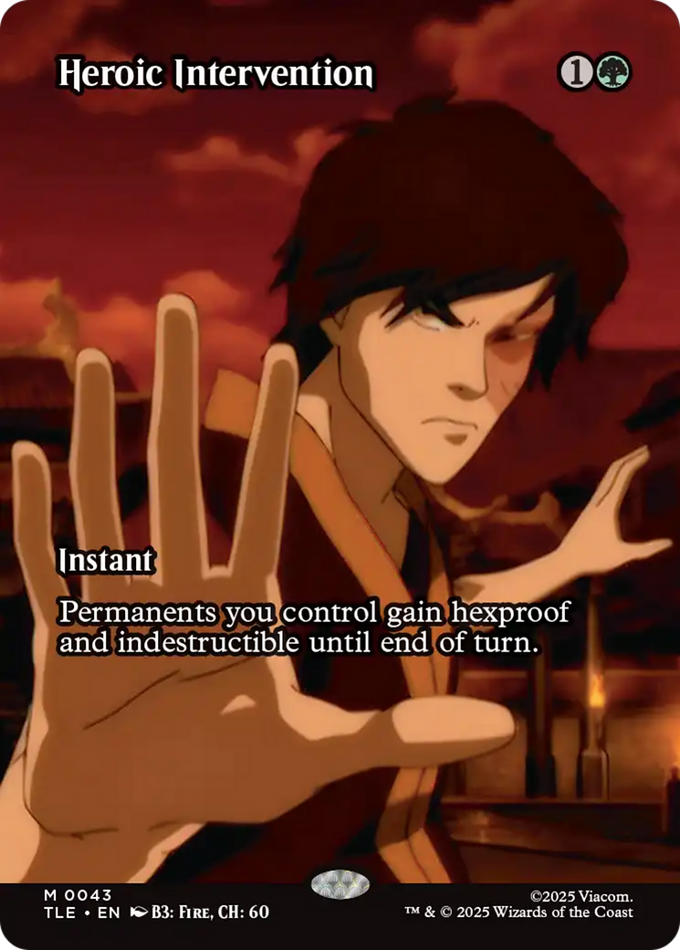 Heroic Intervention (Borderless) [Avatar: The Last Airbender: Eternal-Legal] | Mega City Incorporated